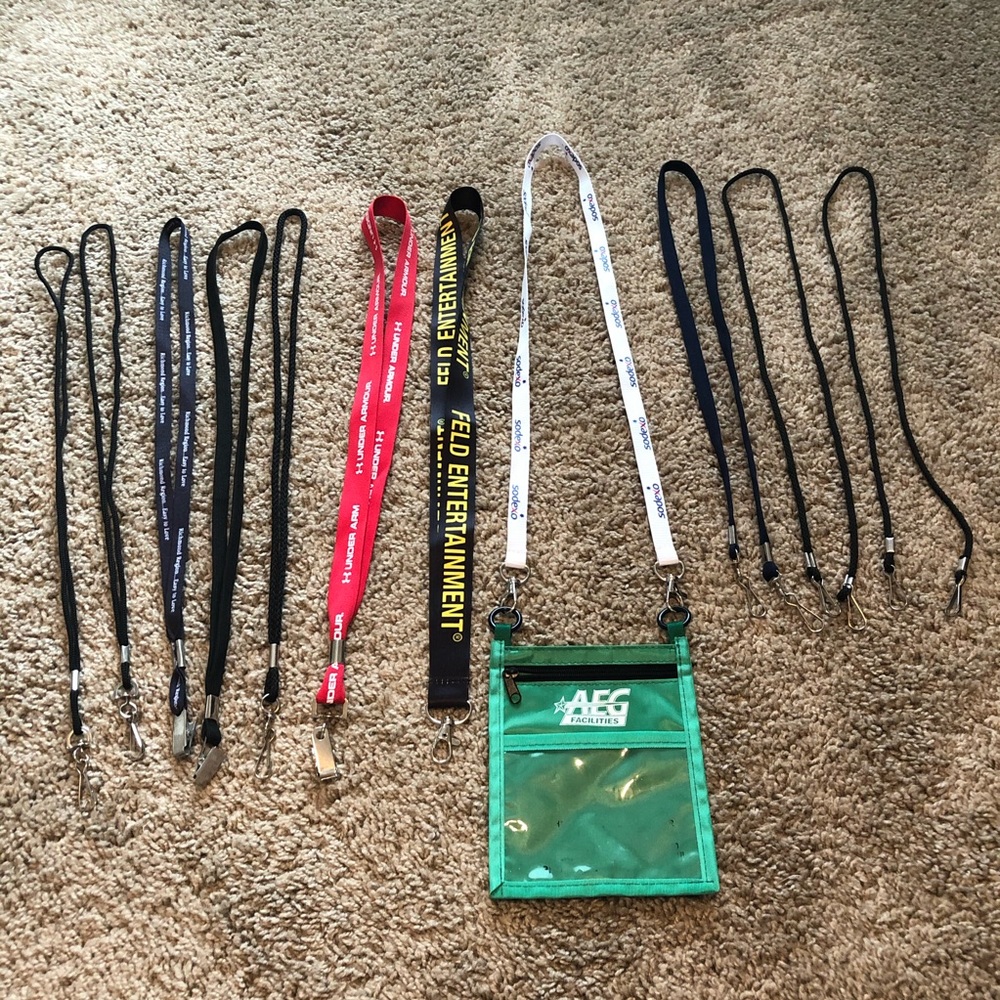 Assorted color lanyard lot